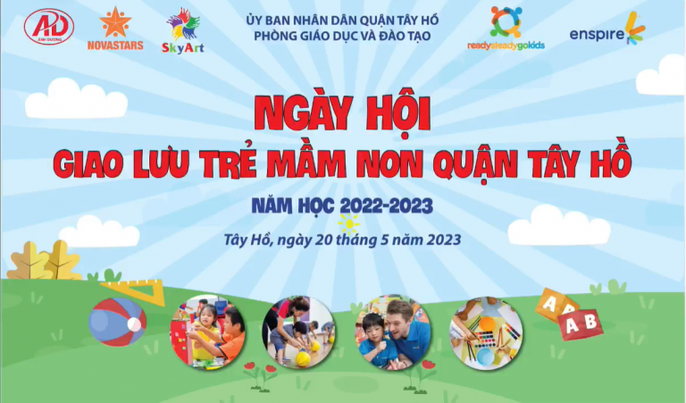 Ngày hội giao lưu trẻ mầm non quận Tây Hồ