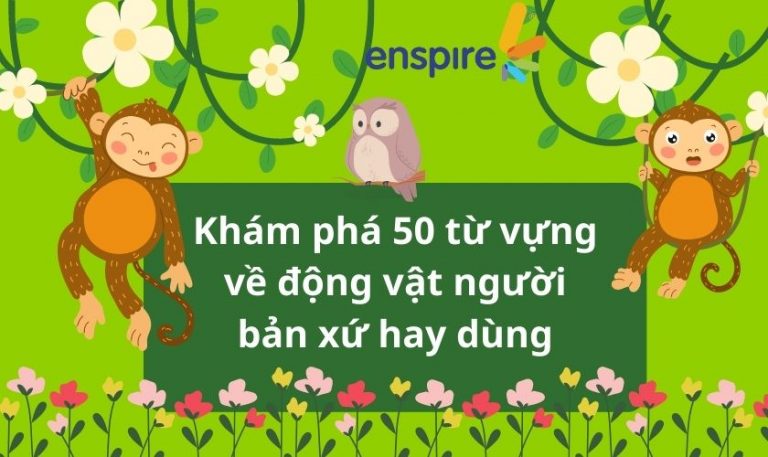 Khám phá 50 từ vựng về động vật người bản xứ hay dùng