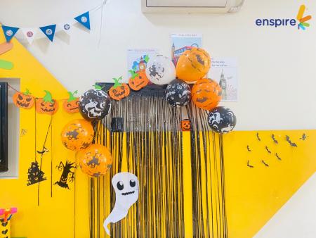 ENSPIRE MANG BẦU KHÔNG KHÍ HALLOWEEN ĐẾN CÁC LỚP HỌC TIẾNG ANH MẦM NON 5