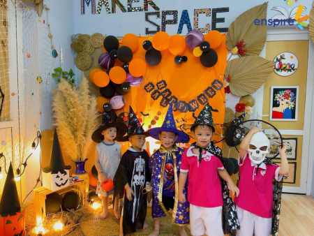 ENSPIRE MANG BẦU KHÔNG KHÍ HALLOWEEN ĐẾN CÁC LỚP HỌC TIẾNG ANH MẦM NON 37