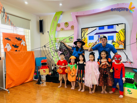 ENSPIRE MANG BẦU KHÔNG KHÍ HALLOWEEN ĐẾN CÁC LỚP HỌC TIẾNG ANH MẦM NON 36