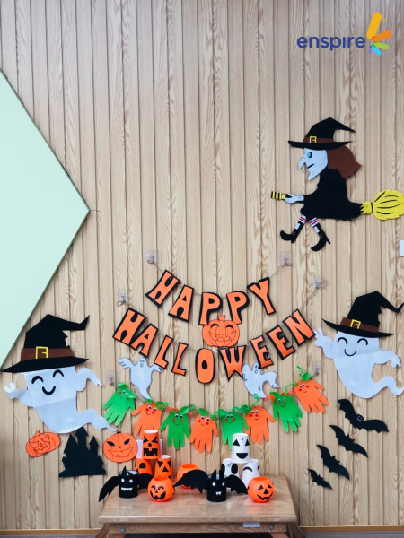 ENSPIRE MANG BẦU KHÔNG KHÍ HALLOWEEN ĐẾN CÁC LỚP HỌC TIẾNG ANH MẦM NON 9