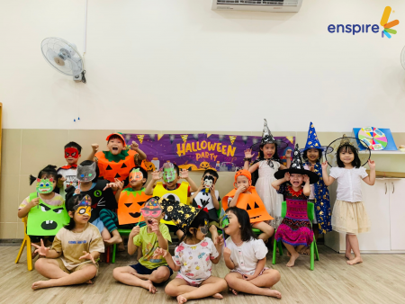 ENSPIRE MANG BẦU KHÔNG KHÍ HALLOWEEN ĐẾN CÁC LỚP HỌC TIẾNG ANH MẦM NON 20