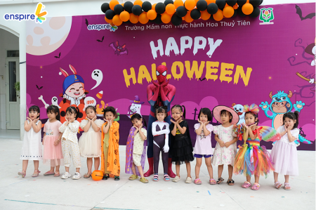 ENSPIRE KHỞI ĐỘNG MÙA HALLOWEEN CÙNG TRƯỜNG MẦM NON HOA THỦY TIÊN CẦU GIẤY  10