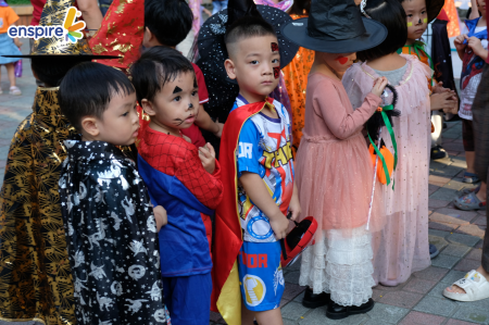 ENSPIRE MANG HALLOWEEN ĐẾN VỚI MẦM NON THỰC NGHIỆM HOA HỒNG 9