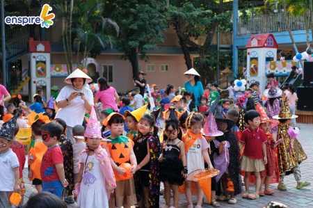 ENSPIRE MANG HALLOWEEN ĐẾN VỚI MẦM NON THỰC NGHIỆM HOA HỒNG 13