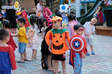 ENSPIRE MANG HALLOWEEN ĐẾN VỚI MẦM NON THỰC NGHIỆM HOA HỒNG 14