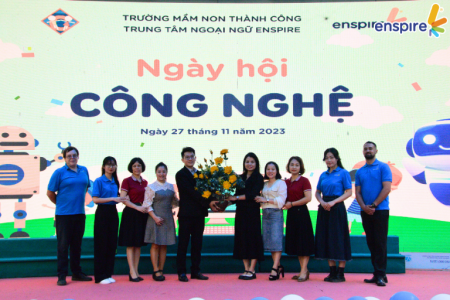 TRẢI NGHIỆM NGÀY HỘI CÔNG NGHỆ CÙNG ENSPIRE TẠI TRƯỜNG MẦM NON THÀNH CÔNG  1