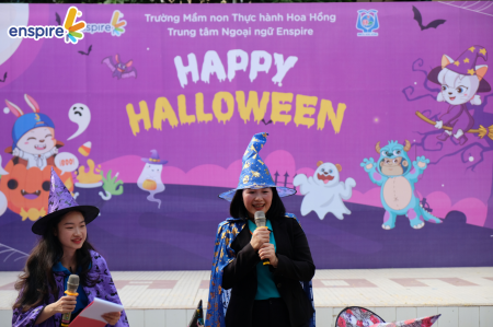 ENSPIRE MANG HALLOWEEN ĐẾN VỚI MẦM NON THỰC NGHIỆM HOA HỒNG 61