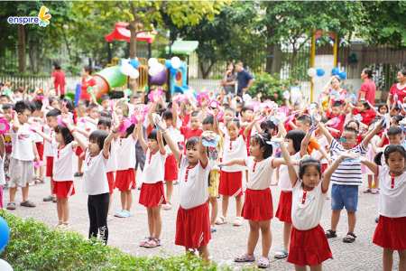 MẦM NON NGÃ TƯ SỞ VUI LỄ HỘI SẮC MÀU CÙNG ENSPIRE 9