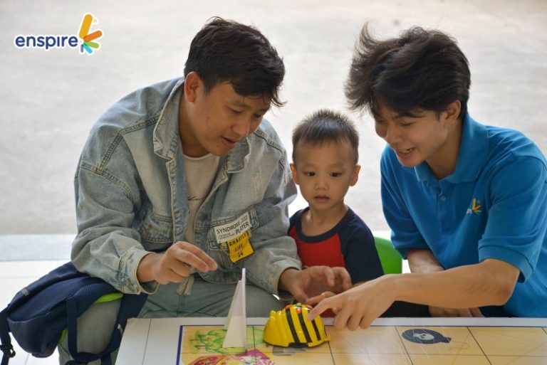 Ngày hội trải nghiệm tiếng Anh Enspire MN Xuân Tảo B - góc beebot