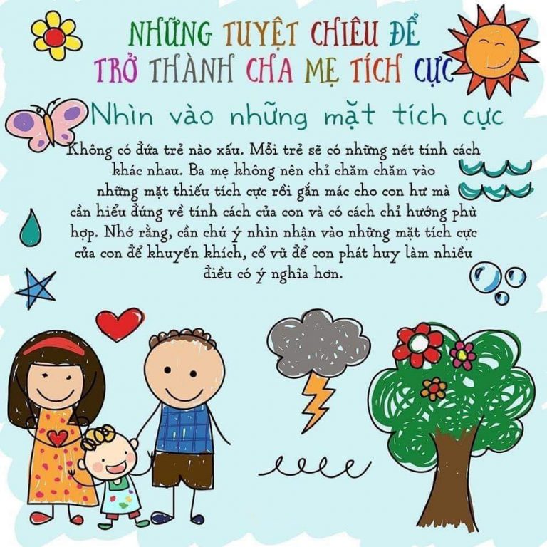 Những tuyệt chiêu để trở thành cha mẹ tích cực trong mắt trẻ 5