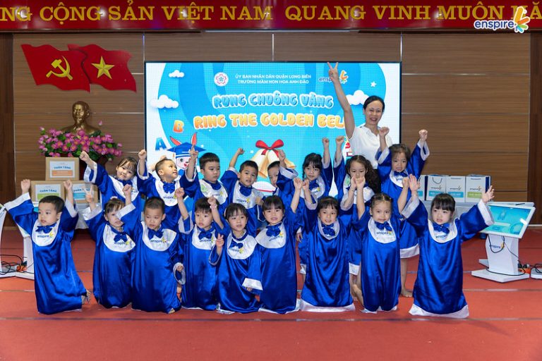 TỎA SÁNG TÀI NĂNG TIẾNG ANH CÙNG ENSPIRE TẠI TRƯỜNG MẦM NON HOA ANH ĐÀO - LONG BIÊN 21