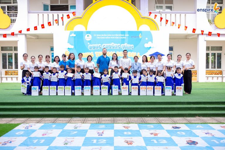 TỎA SÁNG TÀI NĂNG TIẾNG ANH CÙNG ENSPIRE TẠI TRƯỜNG MẦM NON KIM CHUNG 150