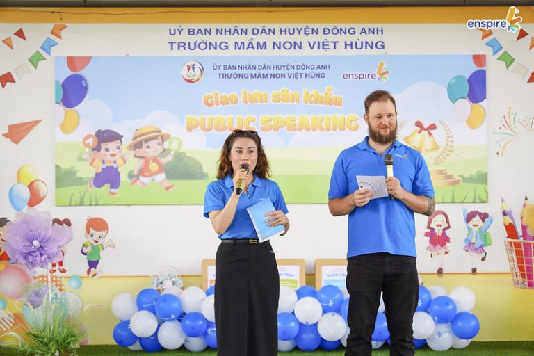 Dấu ấn khó quên tại buổi Giao lưu Tiếng Anh cùng Enspire Academy tại MN Việt Hùng 1