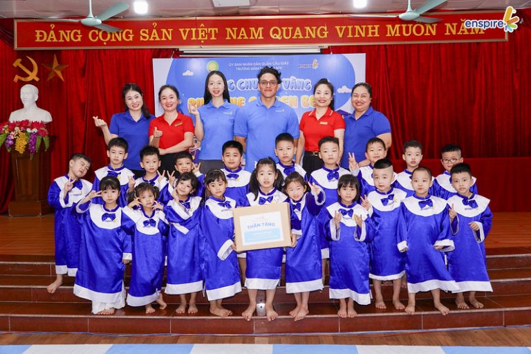 TỎA SÁNG TÀI NĂNG TIẾNG ANH CÙNG ENSPIRE TẠI TRƯỜNG MẦM NON HOA MAI - CẦU GIẤY 201