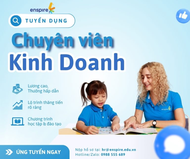 🚀 Tuyển dụng Chuyên viên Kinh doanh – Thu nhập đến 22 triệu/tháng