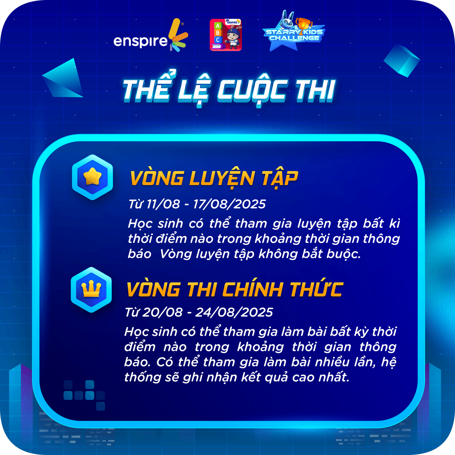 Starry kids challenge - Những ngôi sao nhí 3