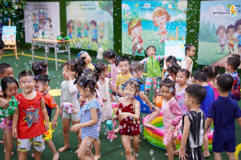 LỄ HỘI NƯỚC TẠI TRƯỜNG MẦM NON 10/10 – HÀNH TRÌNH TRẢI NGHIỆM KHÓ QUÊN CÙNG ENSPIRE 80