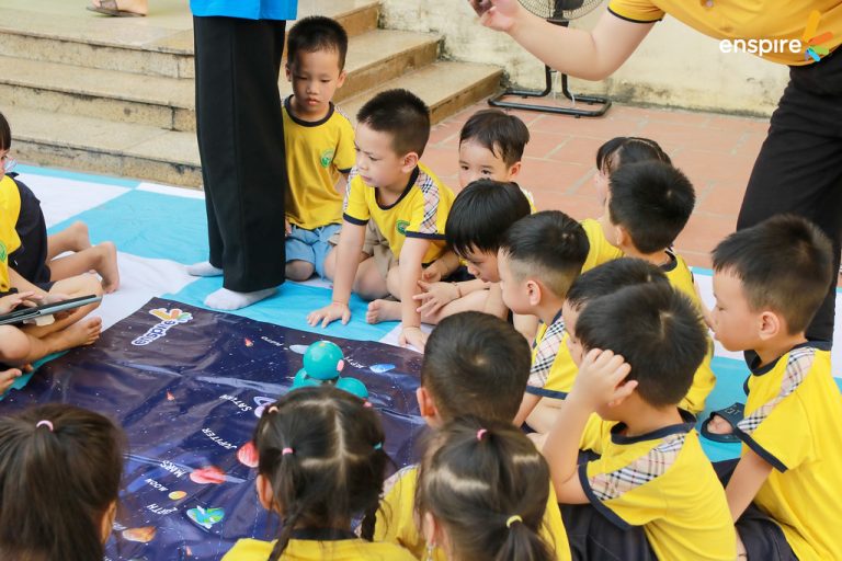 🚀 KHÁM PHÁ ENSPIRE’S LAND: MẦM NON BÌNH MINH PHƯỜNG KIẾN HƯNG BÙNG NỔ CÙNG NGÀY HỘI TIẾNG ANH VÀ CÔNG NGHỆ! 2