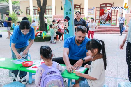 🌟 NGÀY HỘI TIẾNG ANH MẦM NON PHÙNG KHOANG – KHÁM PHÁ MIỀN ĐẤT ENSPIRE 🌈 12