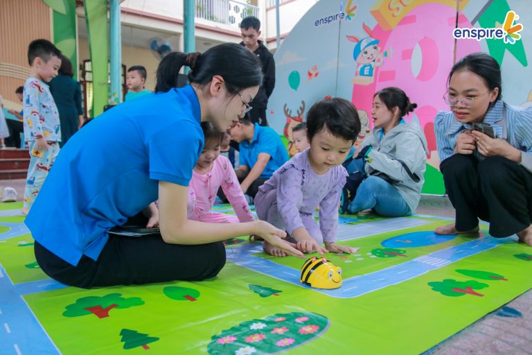 🌟 NGÀY HỘI TIẾNG ANH MẦM NON PHÙNG KHOANG – KHÁM PHÁ MIỀN ĐẤT ENSPIRE 🌈 1