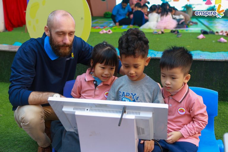 🌟 NGÀY HỘI TIẾNG ANH ENSPIRE TẠI MẦM NON BÌNH MINH – KHÁM PHÁ QUA TRẢI NGHIỆM THỰC TẾ 🌈 3