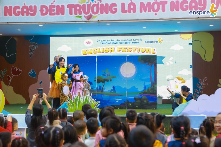 🌟 NGÀY HỘI TIẾNG ANH ENSPIRE TẠI MẦM NON BÌNH MINH – KHÁM PHÁ QUA TRẢI NGHIỆM THỰC TẾ 🌈 1