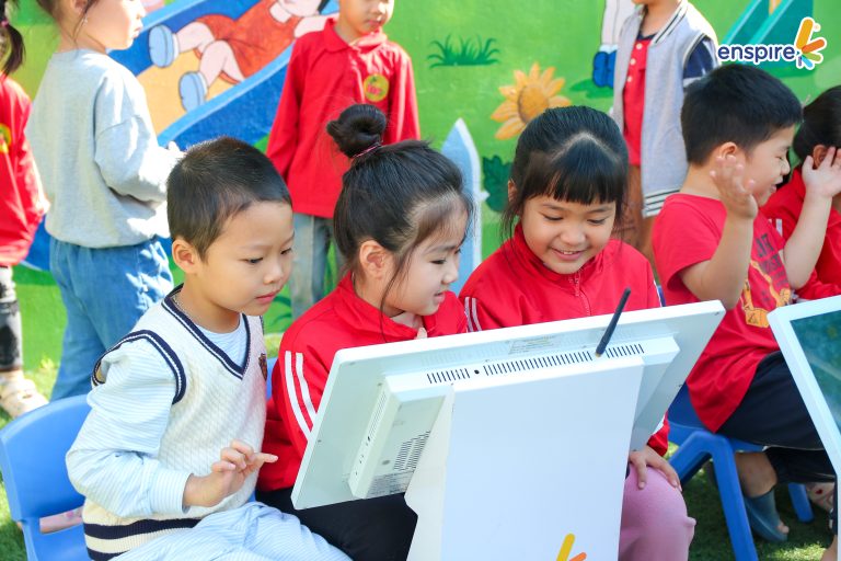 🌟 NGÀY HỘI TIẾNG ANH CÔNG NGHỆ ENSPIRE BÙNG NỔ TẠI MẦM NON GIA THỤY 3