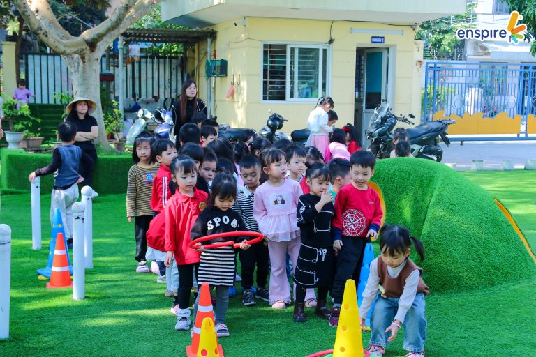 🌟 NGÀY HỘI TIẾNG ANH CÔNG NGHỆ ENSPIRE BÙNG NỔ TẠI MẦM NON GIA THỤY 4