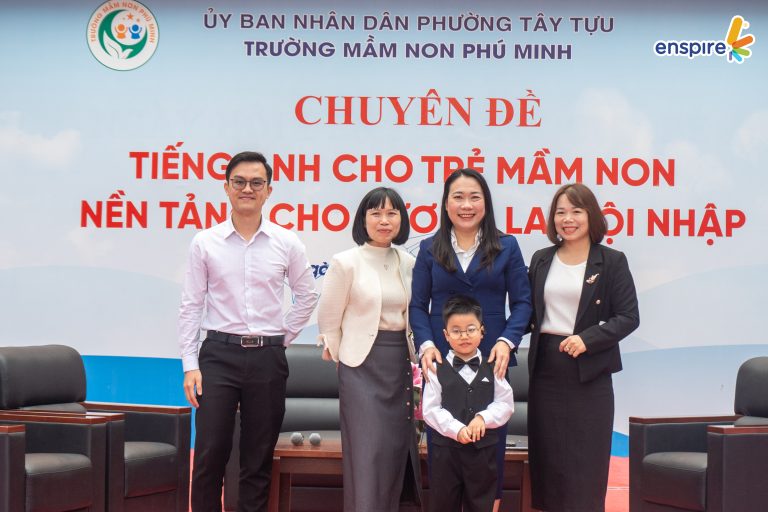 Chuyên đề Tiếng anh cho trẻ mầm non - Nền tảng cho tương lai hội nhập tại Trường mầm non Phú Minh 6
