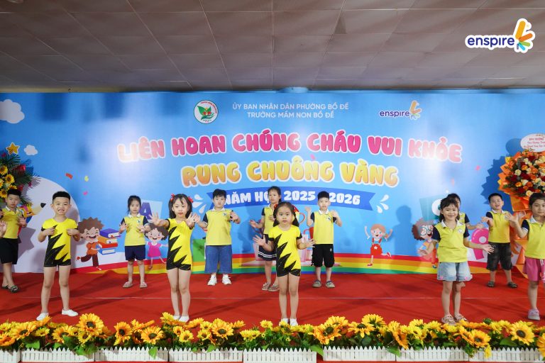 Ngày hội tiếng Anh mầm non Enspire khai mạc