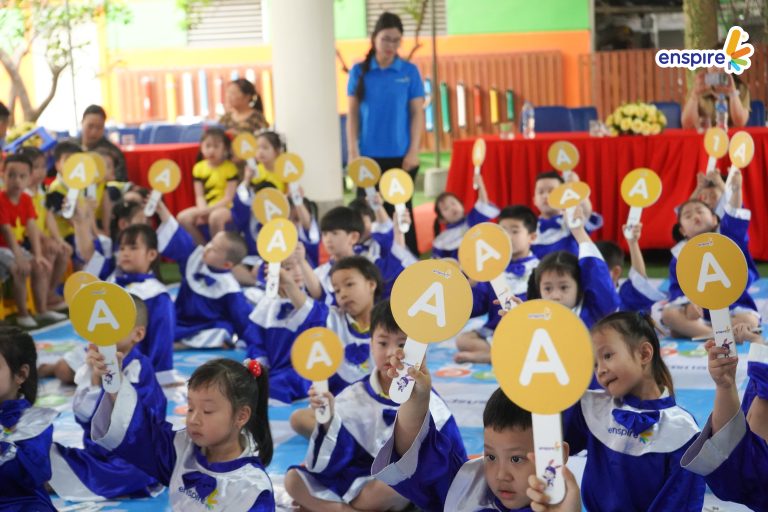 Ngày hội tiếng Anh mầm non Enspire thi Rung Chuông Vàng