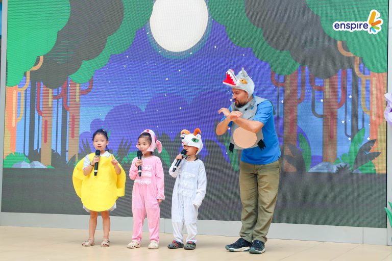 nhạc kịch tiếng anh rescue the moon tại mầm non cổ loa enspire 2026 