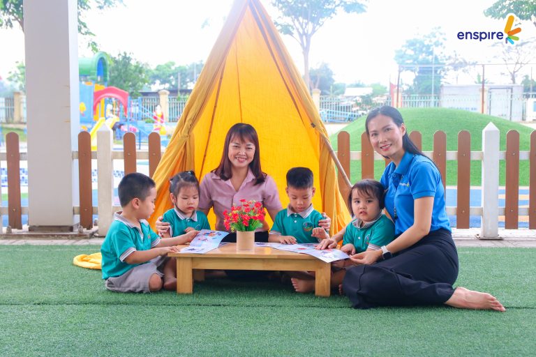 tỏa sáng tài năng tiếng Anh cùng Enspire 2026 – góc kể chuyện tiếng Anh cho trẻ mầm non