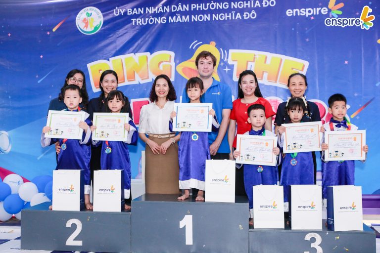 RUNG CHUÔNG VÀNG CÙNG ENSPIRE 2026 TẠI TRƯỜNG MẦM NON NGHĨA ĐÔ – SÂN CHƠI TIẾNG ANH ĐẦY CẢM HỨNG CHO TRẺ 4