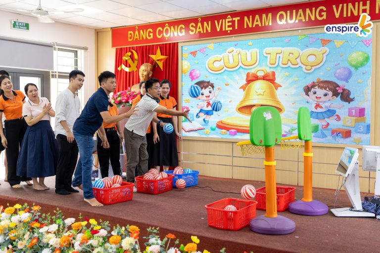 BÉ THÔNG THÁI CÙNG ENSPIRE 2026 TẠI TRƯỜNG MẦM NON TRÀNG AN – HÀNH TRÌNH KHÁM PHÁ TIẾNG ANH BẤT TẬN CỦA CÁC BÉ 2
